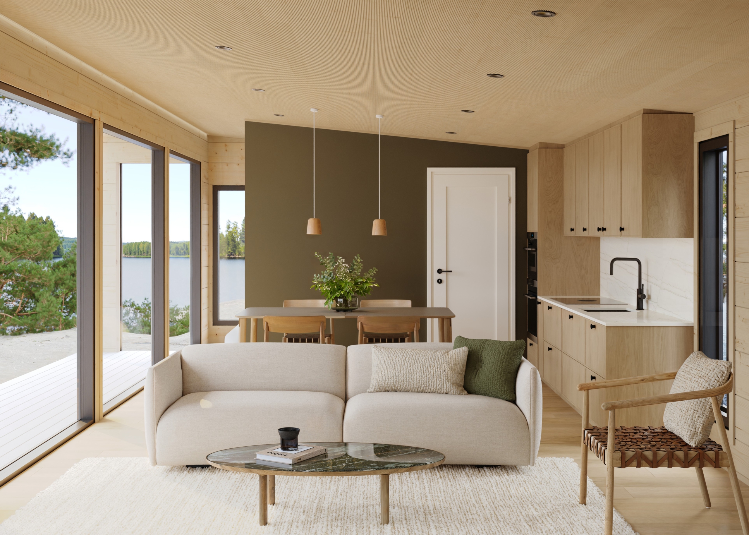 honka-log-cabin-3D-visualisation-Tuuma-50-1A-interior-nordic-forest-001-ID50388